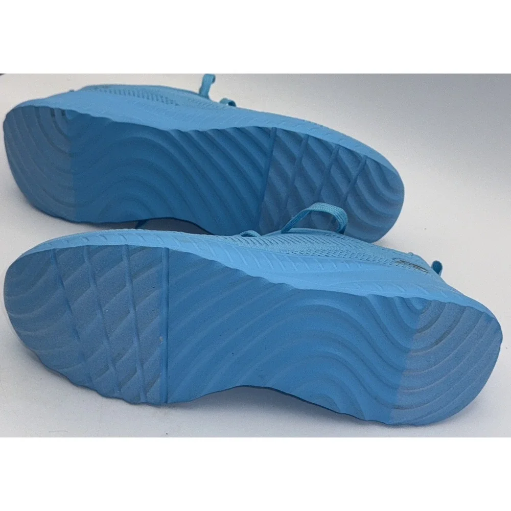NEW Skechers 9.5 Womens BOBS Sport Squad Chaos Cool Rythms Shoes‎ Aqua #5614